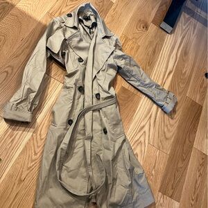 Topshop Tan Trench Coat